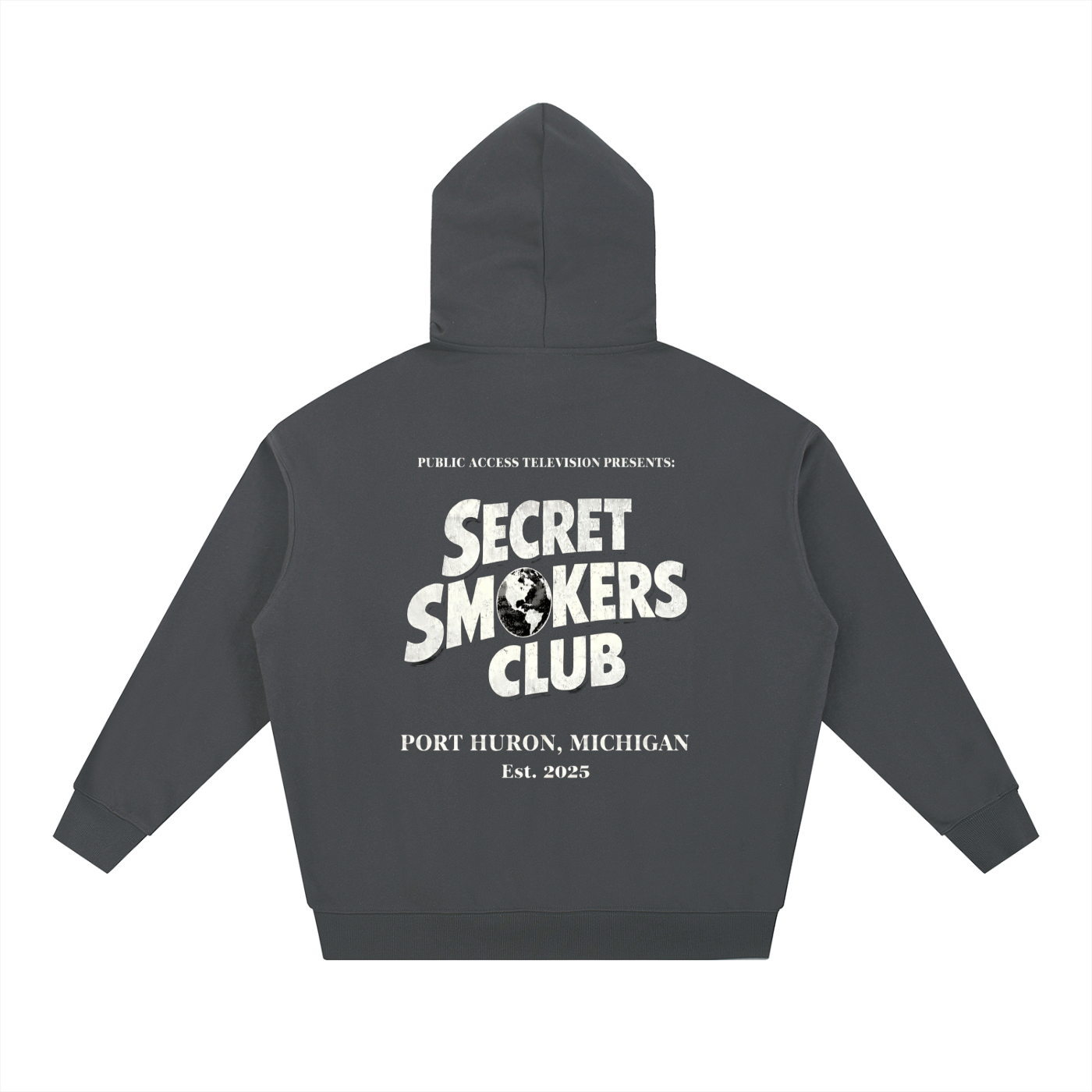 Secret smokers globe hoodie