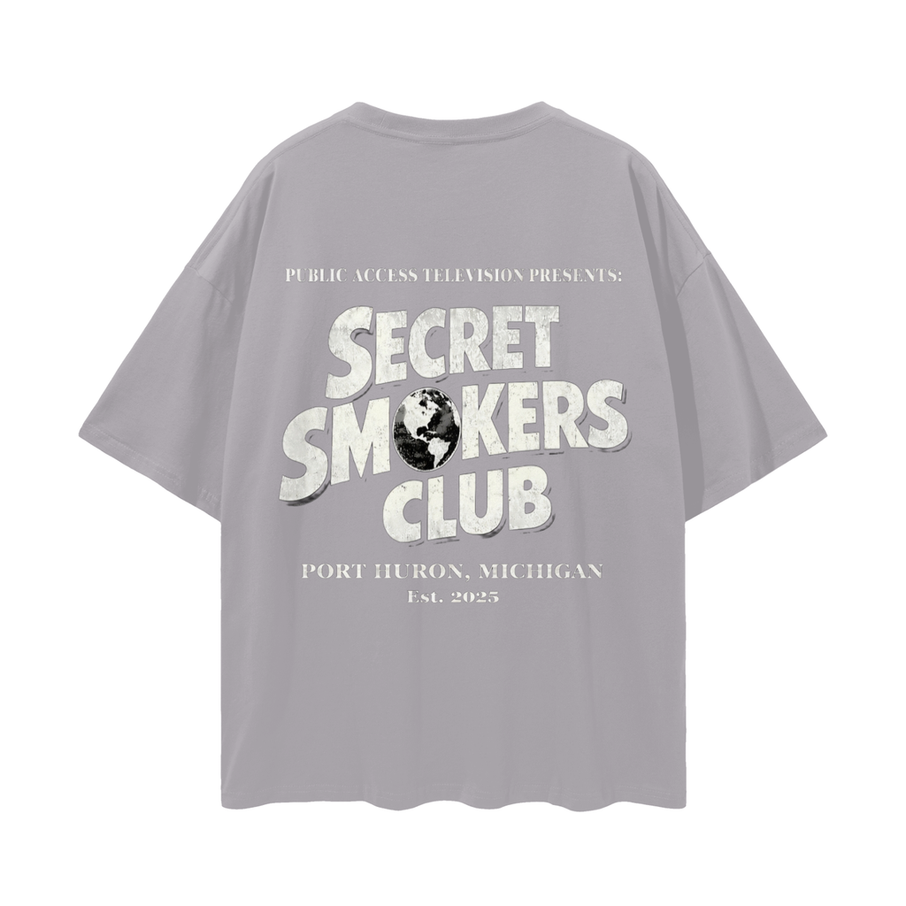 Secret smokers globe shirt