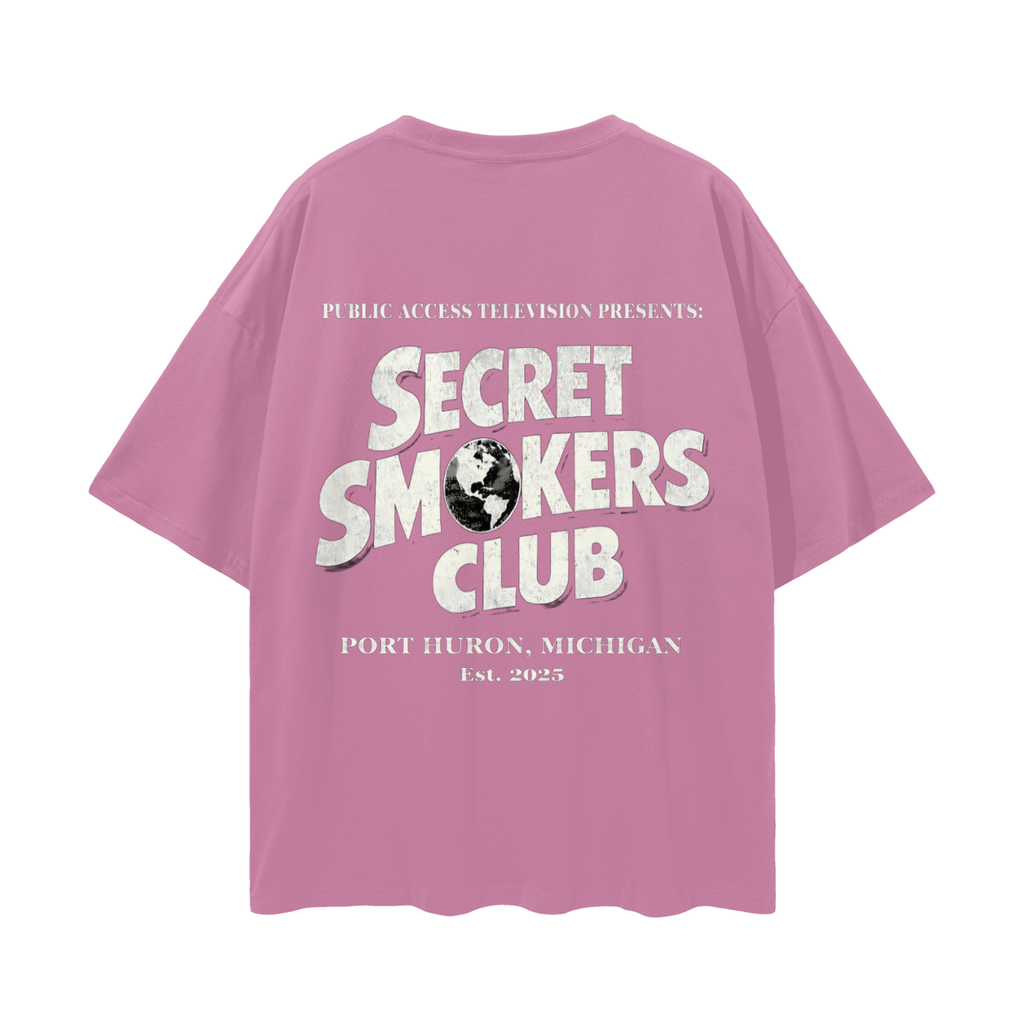 Secret smokers globe shirt