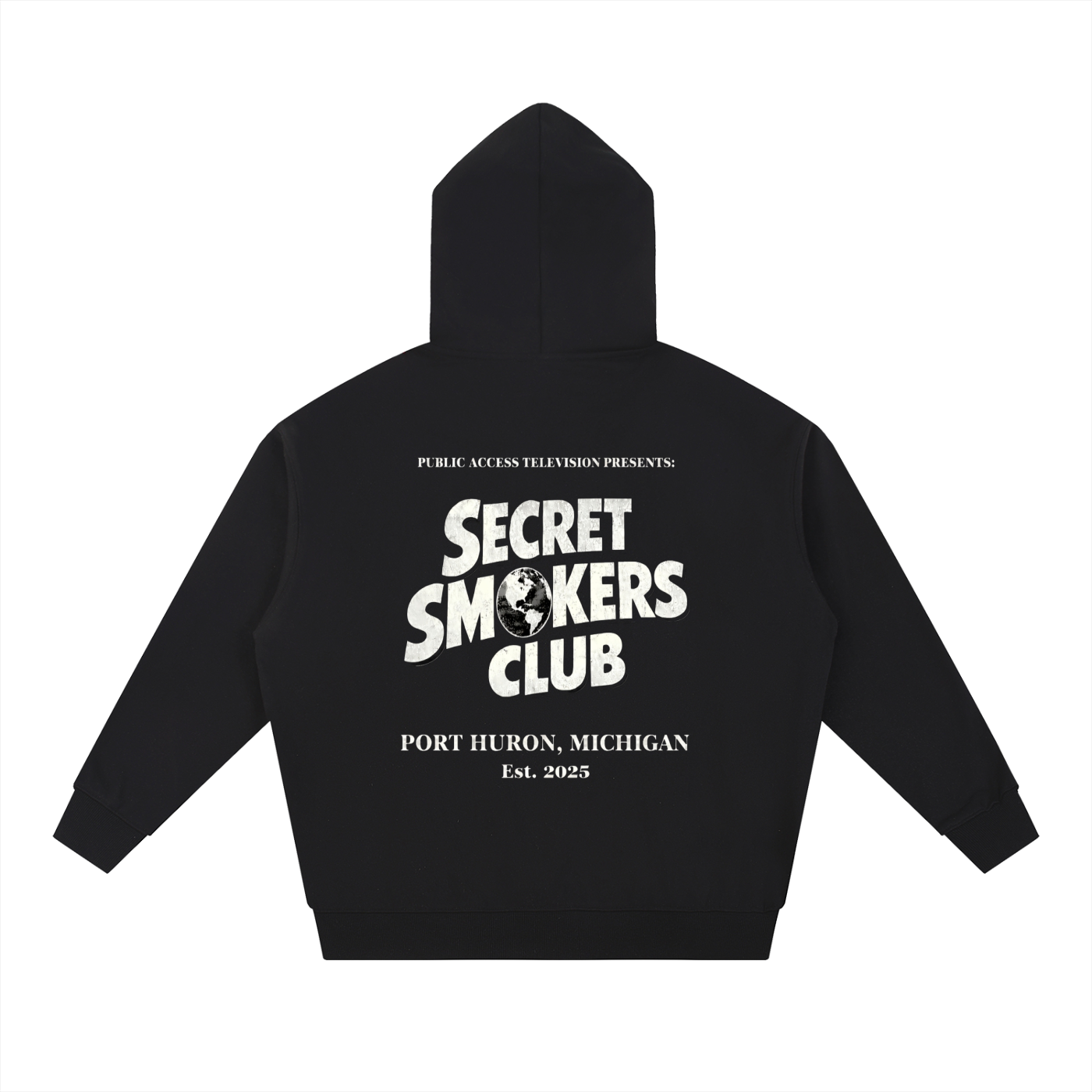 Secret smokers globe hoodie