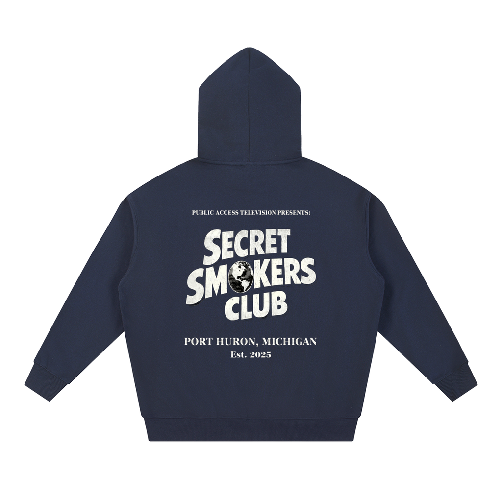 Secret smokers globe hoodie
