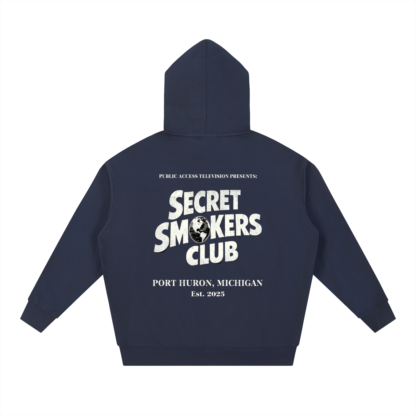 Secret smokers globe hoodie