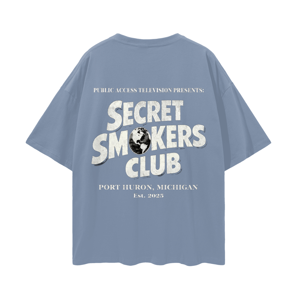 Secret smokers globe shirt