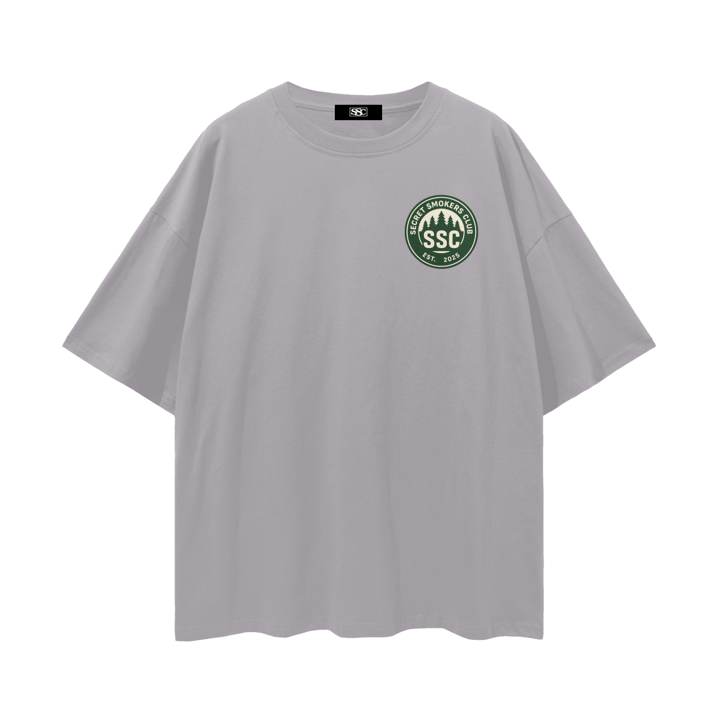 Secret smokers club logo tee